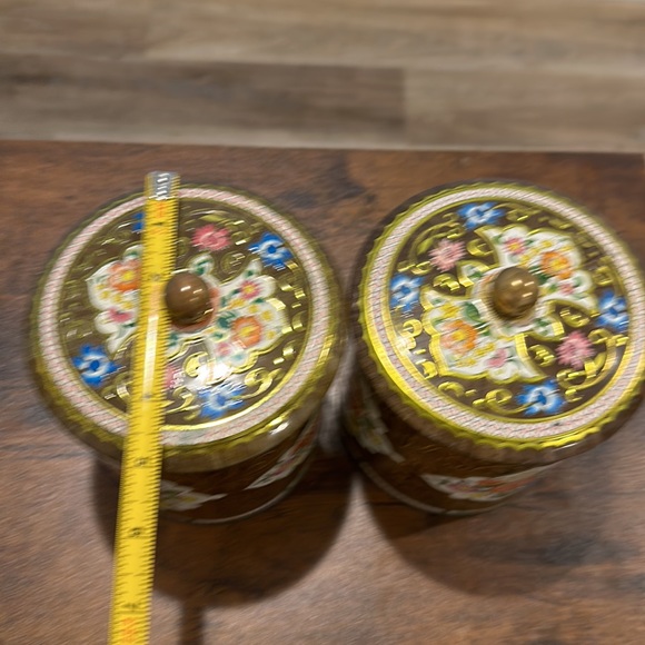 Vintage Daher metal tins set of 2 in excellent condition. - Picture 3 of 5